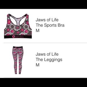 Ethika sports bra and matching leggings